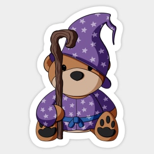 Wizard Teddy Bear Sticker